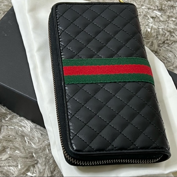 Gucci Ophidia Zip Around Wallet Quilted Leather - Picture 14 of 15